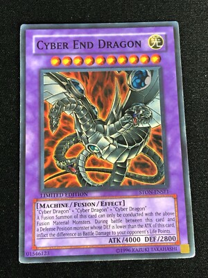 YUGIOH CYBER END DRAGON STON-ENSE1 SUPER (MP)-image