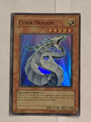 Yu-Gi-Oh! TCG Cyber Dragon CRV-EN015 Super Rare Unlimited LP/MP-image