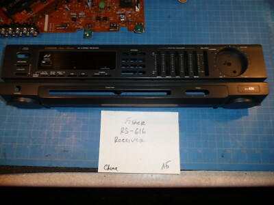 Vintage Fisher RS-616 Stereo Receiver Replacement Parts Front Face Panel-image