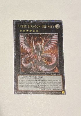 Yu-Gi-Oh! Cyber Dragon Infinity #RA04-EN068 Quarter Century Secret Rare 1st (NM)-image