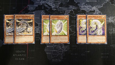 Cyber Dragon Zwei/Proto-Cyber/Cyber Larva x2 - YuGiOh! SDCR Unlimited Common NM-image