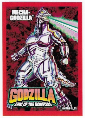 GODZILLA KING OF MONSTERS CARD #6 TRENDMASTERS TOY INSERT CARD TOHO 1994-image