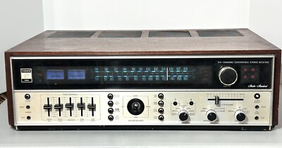 Vintage Fisher 504 Wide-Surround 2/4 Channel Stereo Receiver (110 Watts/channel)-image