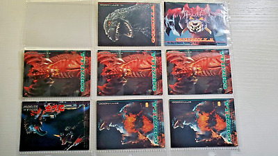 1995 Japan Godzilla Newspaper Trading Card Lot 17 cards AMADA-image