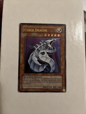 YGO Yugioh Cyber Dragon CRV CRV-DE015 Ultimate Rare  1st Edition German HP-image