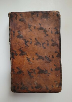 1762 Dictionnaire Domestique Portatif Leather TOME PREMIER French dictionary -image
