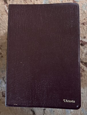 Thompson Chain Reference Bible NIV Bonded Leather Red Letter B.B. Kirkbride 1990-image