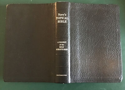 Naves Topical Bible Reference Thumb Index Southwestern 1962 Digest Of Scriptures-image