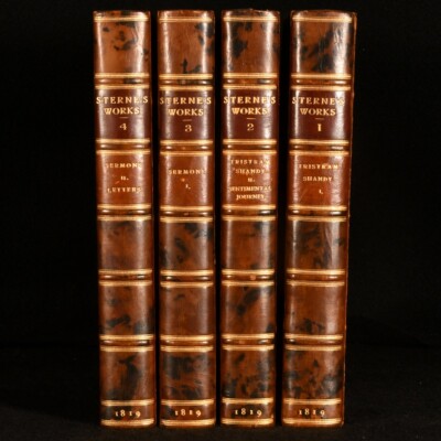 1819 4vol The Works of Laurence Sterne with A Life of the Author-image