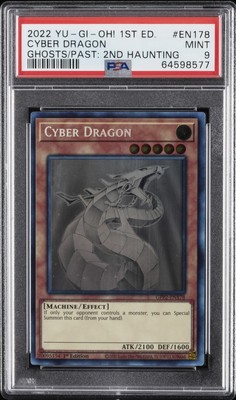 2022 YU-GI-OH! GFP2-GHOSTS FROM THE PAST: THE 2ND HAUNTING CYBER DRAGON PSA 9-image