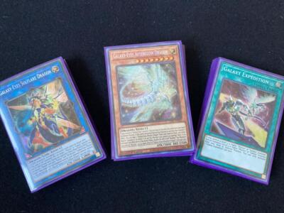 YuGiOH Complete Galaxy Deck! Afterglow Orbital Soldier Cyber Dragon + Bonus Gift-image