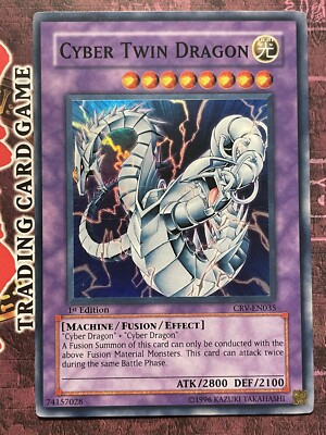 Cyber Twin Dragon - CRV-EN035 - Super Rare - 1st Edition - LP-image
