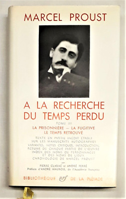 A La Recherche Du Temps Perdu, Proust, Leather, De La Pleiade, Tome III, 1954-image