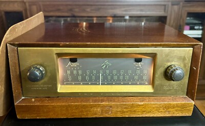 Vintage Fisher 80-R AM/FM Tube Tuner Working w/ Manual - Very Clean!-image