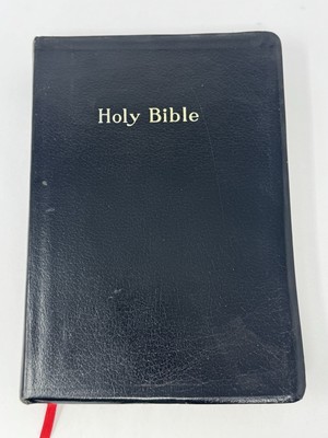 Holy Bible RSV Revised Standard Version Reference Concordance Black Leather-image