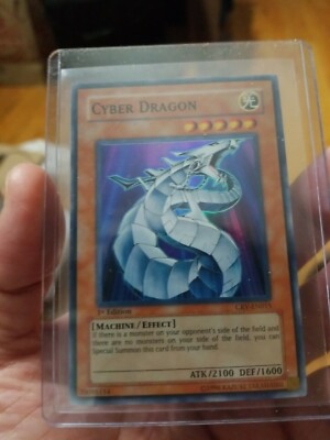 Yugioh Cyber Dragon CRV-EN015 1st Edition  Card English Super Rare-image