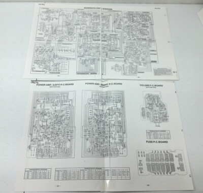 Vintage Fisher Stereo Amplifier CA276 Schematic Diagram-image