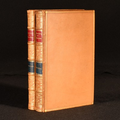 1869 2Vols Biographies on Felix Mandelssohn-Bartholdy Calf Polko Devrient-image