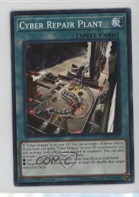 2017 Yu-Gi-Oh! Legendary Dragon Decks 1st Edition Cyber Repair Plant 3g6-image