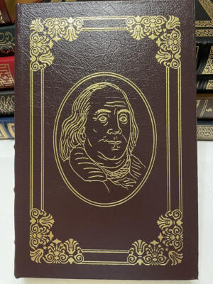 AUTOBIOGRAPHY BENJAMIN FRANKLIN Easton Press 2004 Leather Ed 100 Greatest Books-image