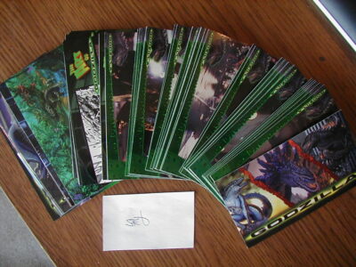 Godzilla Movie Gum Card Set-image