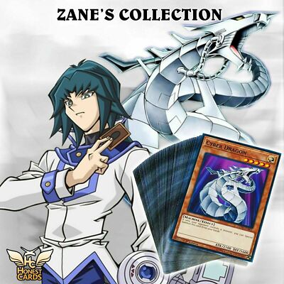 Yugioh Complete Zane Truesdale's Collection! Cyber Dragon + Cyber *Hot* + Bonus!-image