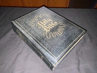Holy Bible KJV Clarified Reference Red Letter Bonded Leather HC 1964  Zondervan-image