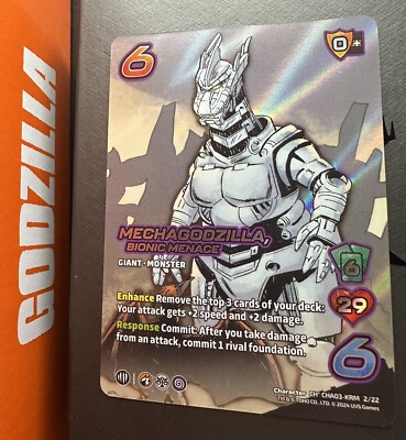 Mechagodzilla, Bionic Menace - Challenger Series: Godzilla FOIL NM #2 UniVersus-image