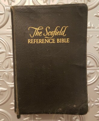 The Scofield Reference 1945 Bible Oxford Leather Cover Holy Bible -image