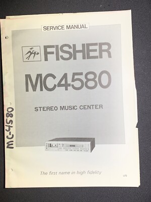 Fisher MC-4580 Service Manual Stereo Music Center Original-image