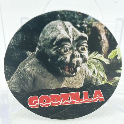 GODZILLA 1995 Vintage Rare card menko Cap Collection Amada Japanese #17-image