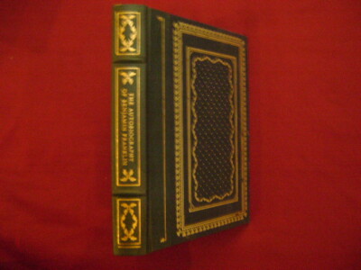 Franklin, Benjamin. The Autobiography of Benjamin Franklin. Deluxe, leather bind-image