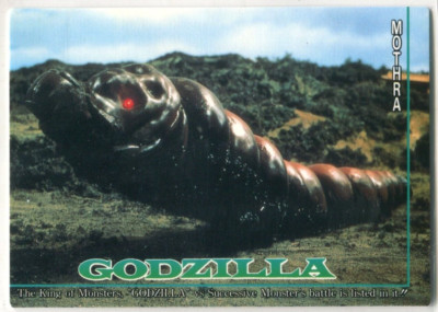 1995 Amada Godzilla King of the Monsters #40 Mothra Character Introduction-image