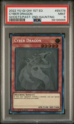 2022 YU-GI-OH! GFP2-GHOSTS FROM THE PAST: THE 2ND HAUNTING CYBER DRAGON PSA 9-image