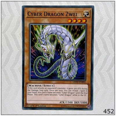 Cyber Dragon Zwei - LEDD-ENB02 - Common 1st Edition Yugioh-image