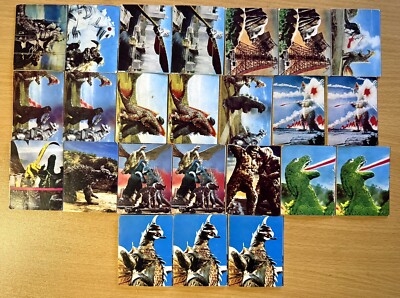 70’s Yamakatsu GODZILLA Mini-card Lot Of 24-image