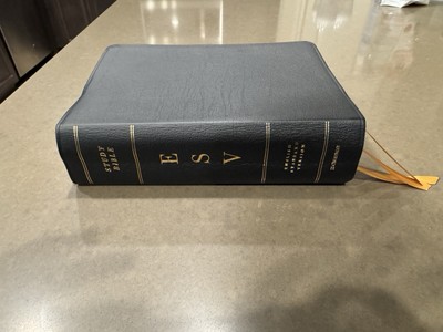 ESV Study Bible (Genuine Leather)  - Like New-image