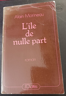 Alain Morineau pour L'Ile de nulle part novel French 1980-image