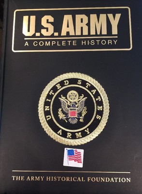 🇺🇸 U. S. ARMY: A Complete History  2004 Military Reference  Book Leather Bound-image