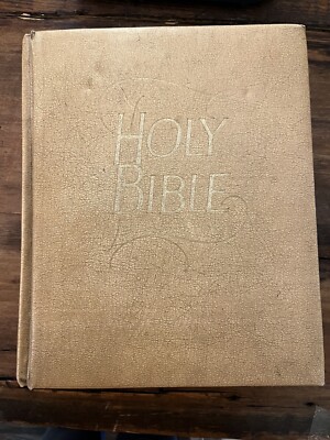 The Holy Bible Old & New Testament King James Version Hardcover 1966-image
