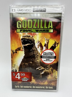 Godzilla: The Final Wars (PSP UMD, 2005) BRAND NEW SEALED! Minty-image