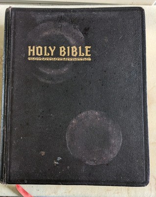Vintage New Standard Reference Bible 1951 The John A. Hertel Co. Red Letter Ed-image