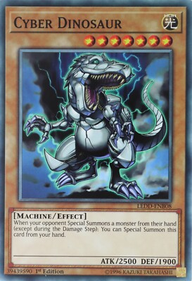 Yugioh Cyber Dinosaur LEDD-ENB08 Common 1st Edition-image