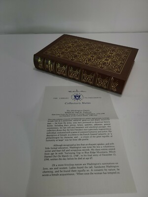 Easton Press The Washington Papers Library Presidents Leather Saul Padover-image