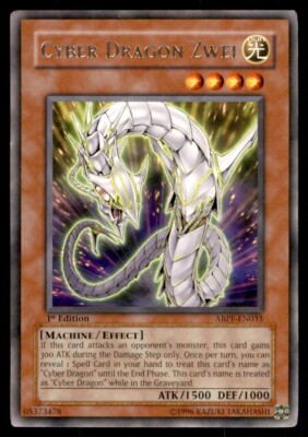 Yu-Gi-Oh! 1st Edition Cyber Dragon Zwei #ABPF-EN035 Light Play-image