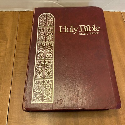 Holy Bible KJV Giant Print References Concordance Words of Christ in Red 883BG-image