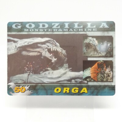 Ogre No.50 Godzilla Card Monster & Machine  MORINAGA Wafers JAPAN-image
