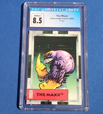 1993 THE MAXX Darker Image Promos card CGC BLUE LABEL Graded 8.5 NM/MINT+-image