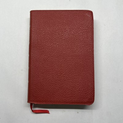 The Holy Bible Revised Standard Version 1952 -Leather Red -Nelson- Reference Ed.-image