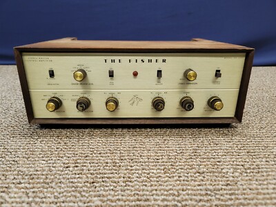The Fisher Stereo Master Control Tube Amplifier Preamplifier Pre-Amp KX-200-image
